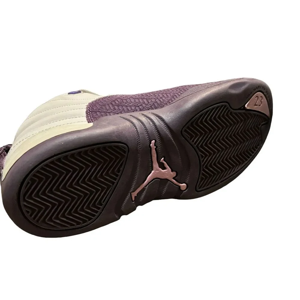 Nike‎ Air Jordan 12 XII GS GG Retro Purple White Desert Sand 510815-001 Size 3